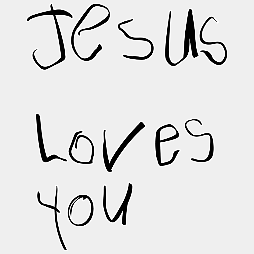 Jesus Loves You Decal