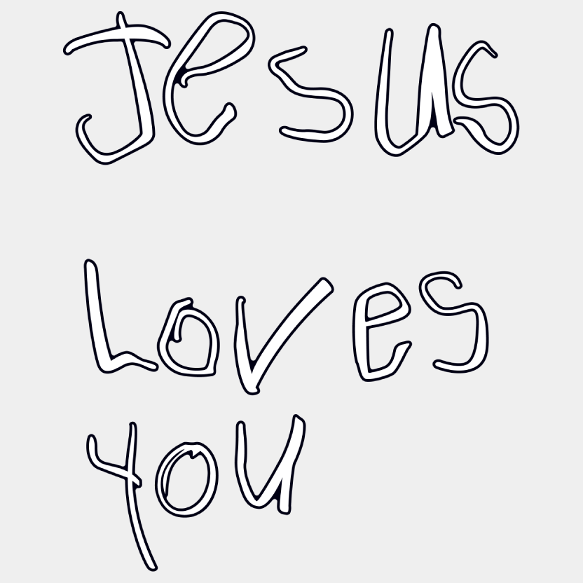 Jesus Loves You Decal